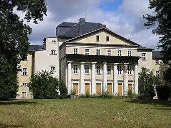 Façade occidentale du Château d'Ebersdorf