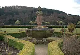 La fontaine du jardin