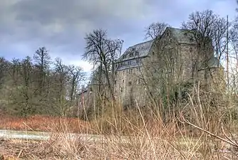 Le château de Schönstein (propriété de la famille depuis 1589)