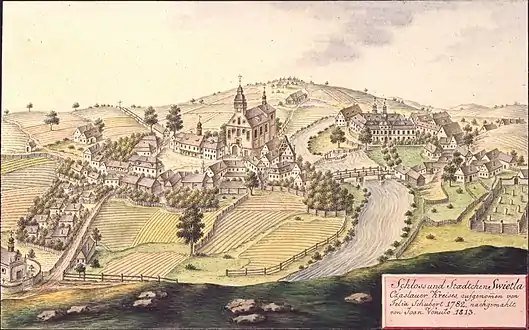 Světlá nad Sázavou en 1813, par Joann Venuto.