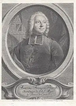 L’abbé Prévost, 1745.