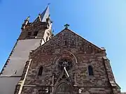 L'église Saint-Étienne de Schnersheim.