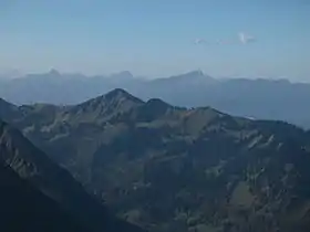 Vue du Schnippenkopf depuis l'Iseler