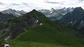 Vue de la face Nord.