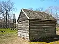 Cabane en rondins à New Sweden Park, Swedesboro, New Jersey