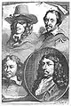 Vol. 3, plaque B, p. 40 : Gerard ter Burg, Gabriel Mitzu, Karel de Jardyn, Gillis de Hondekoeter.