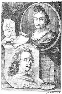 Vol. 3, plaque I, p. 220 : Maria Sybille Merian, David vander Plaas.
