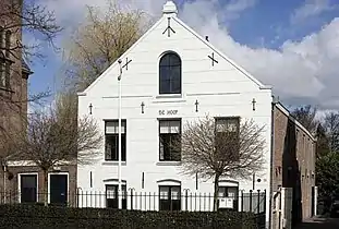 Schuilkerk De Hoop (c'est-à-dire l'Espérance) à Diemen, construite en 1786-1787.