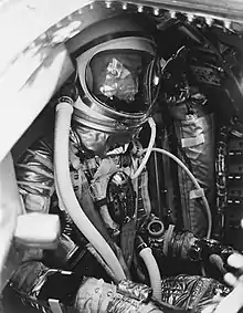 Scott Carpenter, vol orbital Aurora 7 du programme Mercury en 1962.