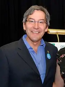Scott McKay, chef du PVQ de 2006 à 2008, puis député avec le Parti québécois de 2012 à 2014.