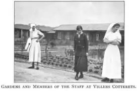 Personnel de l'hôpital des  « dames écossaises ».