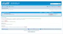 Capture d'écran d'un forum phpBB 3.2.x.