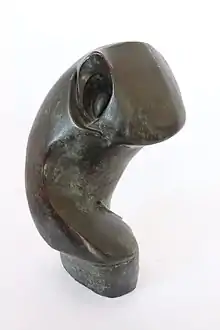 Bronze, dimensions: 50 x 25 cm