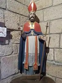 Statue de saint Blaise.