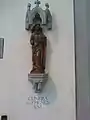 Statue de sainte Cunera (dans la Stiftskirche à Clèves, Allemagne)
