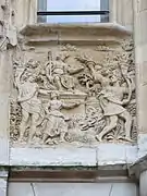 Scènes allégorique des Triomphes de Pétrarque : Cybèle ?