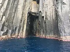 Grotte marine de Port Arthur, Tasmanie, Australie.