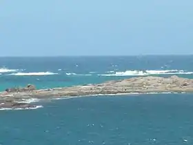 Seal Island vue depuis la route entre Augusta et le phare du cap Leeuwin.