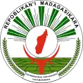Emblème de la Troisième République malgache de 1993 à 1998.