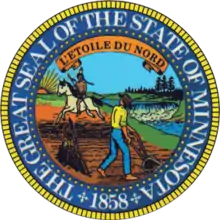 Description de l'image Seal of Minnesota-alt.png.