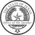 Sceau du Président de la Chambre des Représentants du Texas