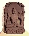 Bodhisattva assis, inscrit de l'an "an 32" de Kanishka (159), Mathura,.