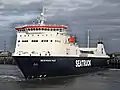 Le Seatruck Pace actuellement géré en charter par DFDS sur la ligne Rosyth-Zeebruges.