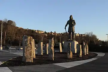 Statue de Leif Erikson à Seattle.