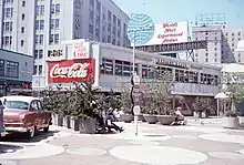 Les marques Coca-Cola et Pan Am à Seattle.