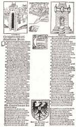 Der Donnerstein von Ensisheim, tract de Sébastien Brant (1492).