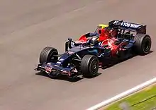 photographie d'une monoplace Toro Rosso de Formule 1