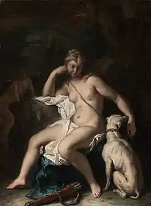 Diane et son chienSebastiano Ricci, 1717-1720Getty Center, Los Angeles