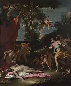 Sebastiano Ricci, Bacchus et Ariane (vers 1713), Londres, National Gallery.