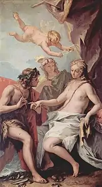 Sebastiano Ricci, Bacchus et Ariane, (vers 1713), Londres, Chiswick House
