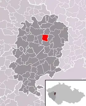 Localisation de Sebečice