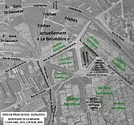 Secteur de la porte de Valenciennes en 1951