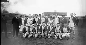 La Section paloise au stade de Colombes en 1926.