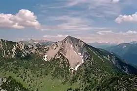 Vue depuis le nord-ouest.