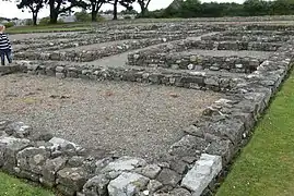 Fondations de la maison du commandant