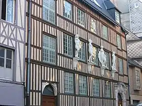Maison à colombage à Rouen.