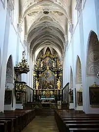 Intérieur de l'église abbatiale