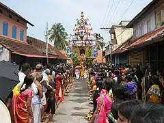 Ratholsavam de Sekharipuram, près de Palghat (Kerala).