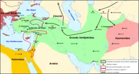 Sultanat de Roum (1077-1377) vers 1077