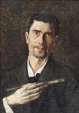 Autoportrait, entre 1905 et 1906, de Ștefan Luchian (1868-1916)