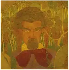 Autoportrait (Malevitch, 1907),Musée Russe