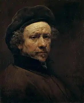 Autoportrait avec béret et col droit, Galerie nationale d'Écosse.