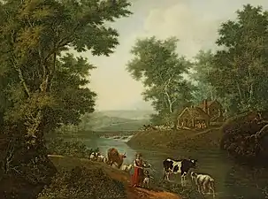 Paysage dans les environs de Saint-Pétersbourg