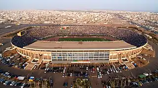 Le stade Léopold-Sédar-Senghor au nord de Dakar.