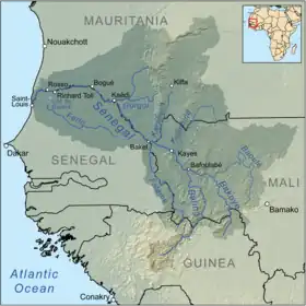 Fleuve Sénégal.