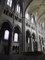 Élévation de la cathédrale de Sens.